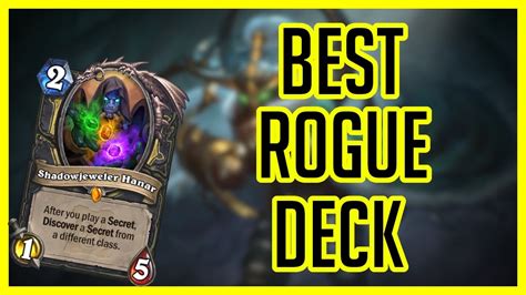 best rogue deck hearthstone
